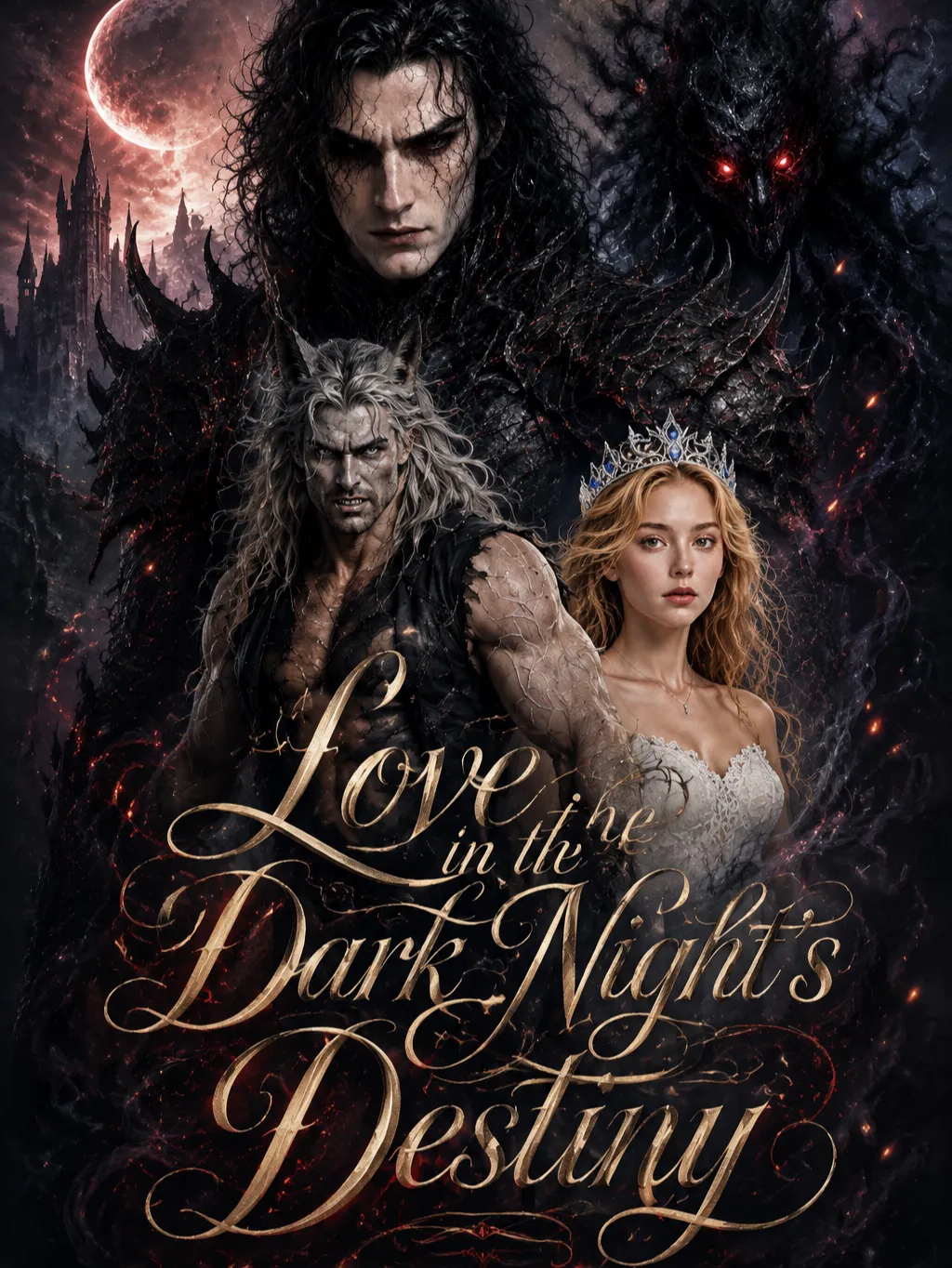 Poster Love in the Dark Night's Destiny