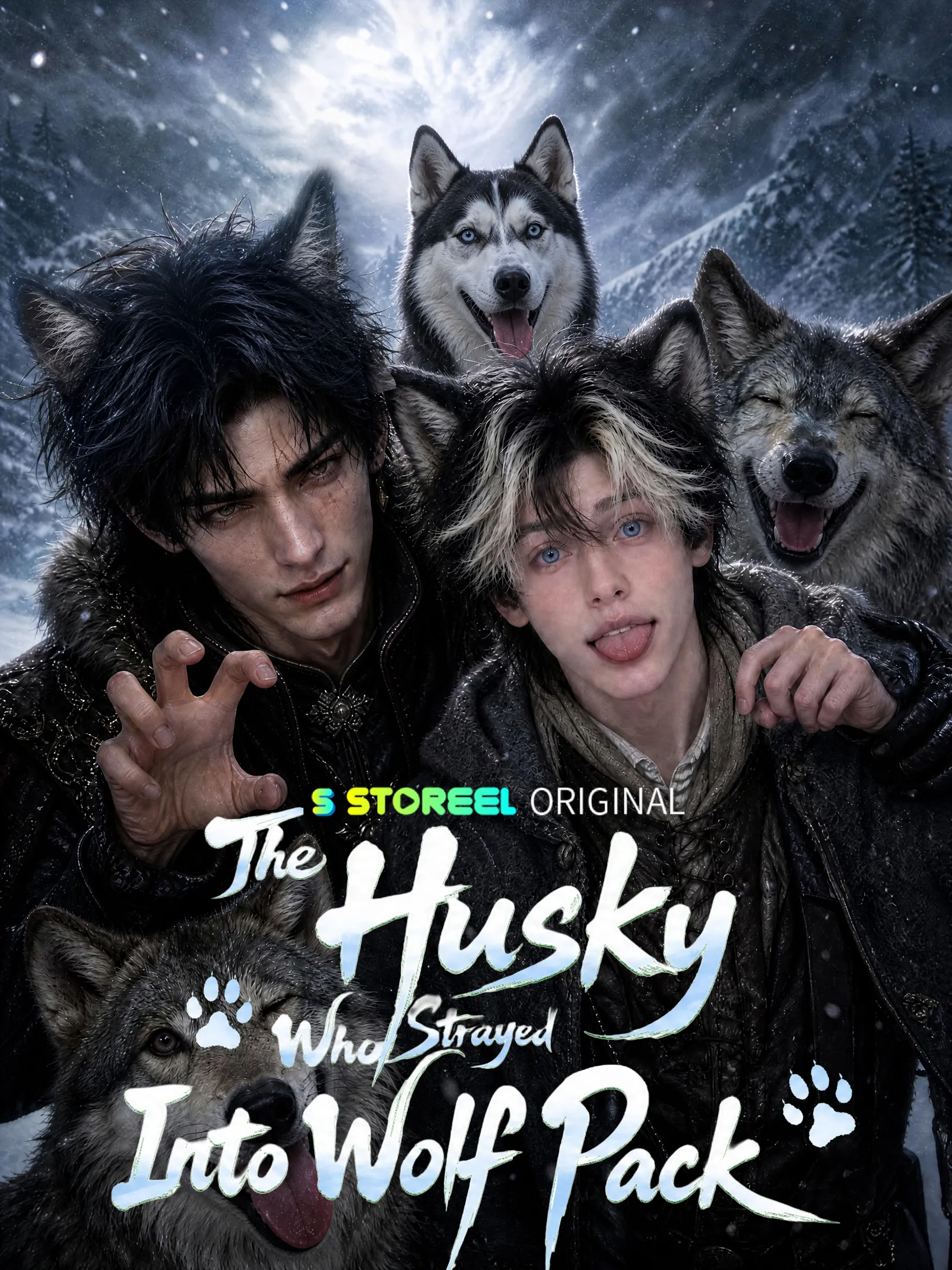 Poster The Husky Who Strayed Into Wolf Pack